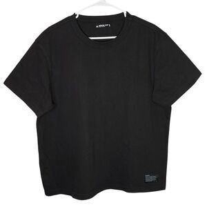 American Giant Everest T-Shirt Mens Large Black Tee Heavyweight Cotton USA NEW